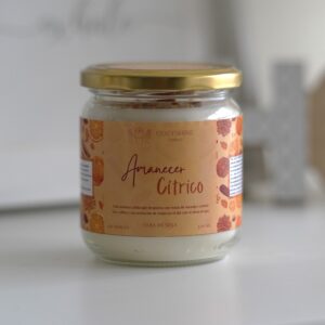 Vela Naranja, Canela y Madera de Cedro - Amanecer Cítrico