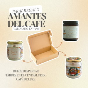 Pack de velas aromáticas para los amantes del café