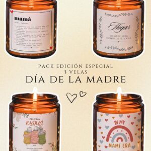 Pack Regalo para mamá - 3 velas