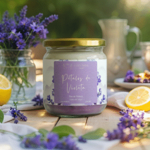 Vela Pétalos de Violeta