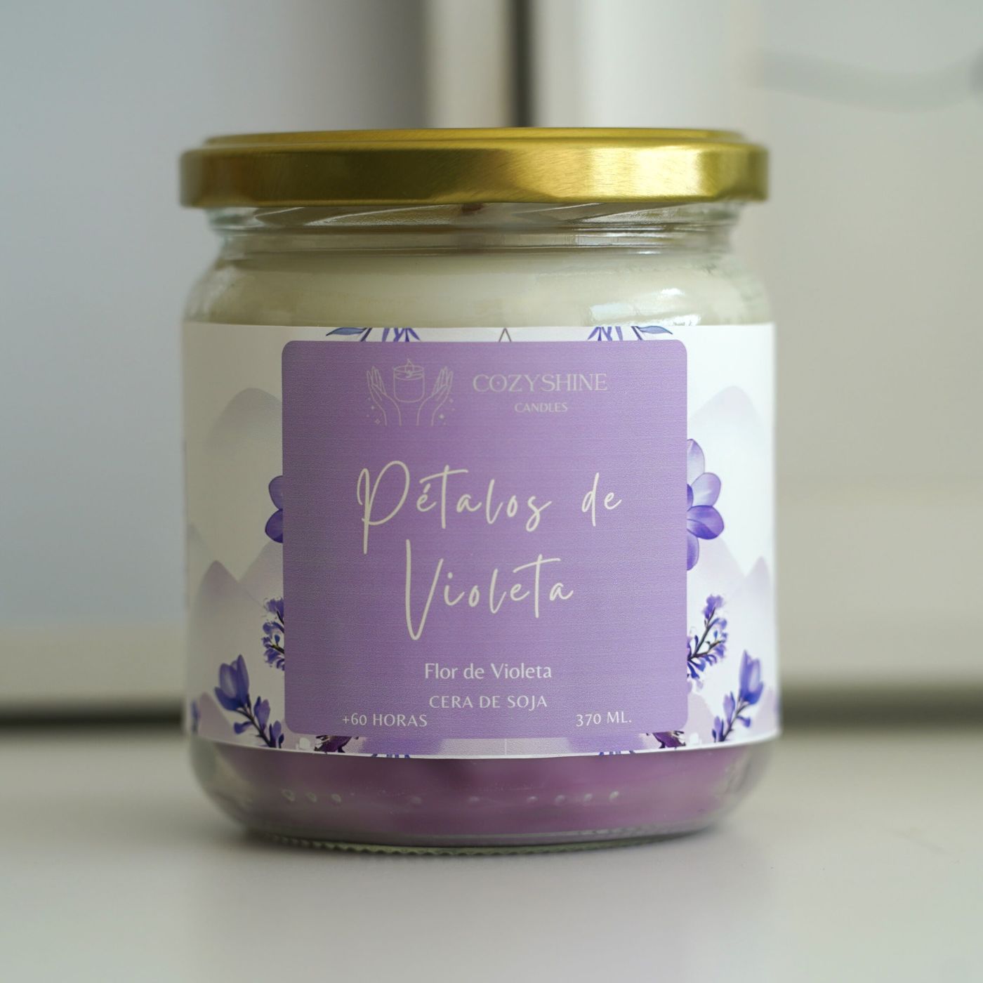 Vela Pétalos de Violeta - Imagen 2