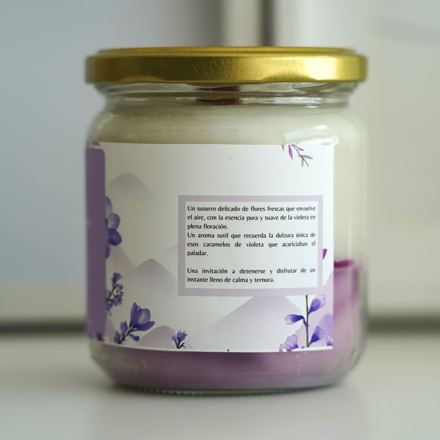Vela Pétalos de Violeta - Imagen 4