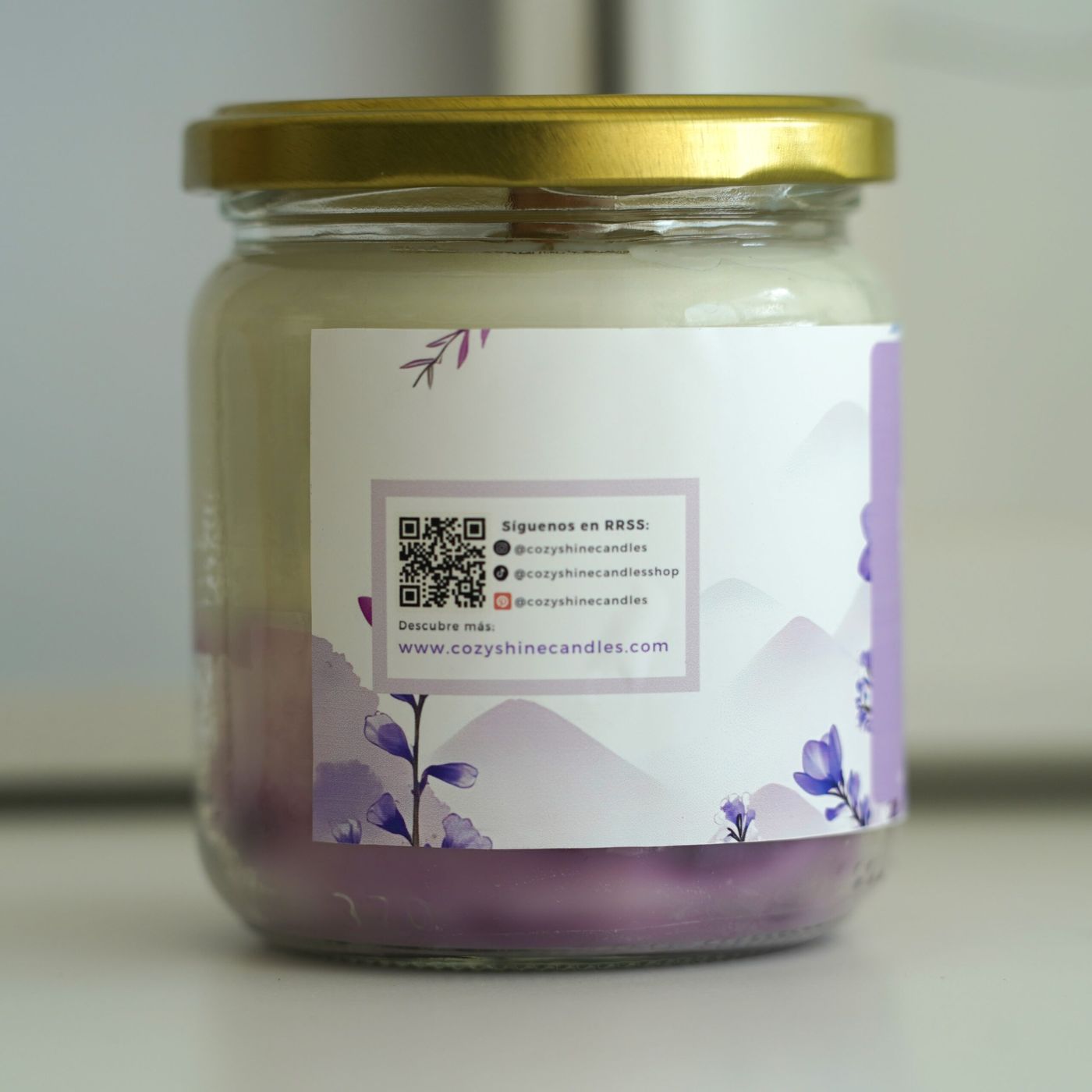 Vela Pétalos de Violeta - Imagen 5