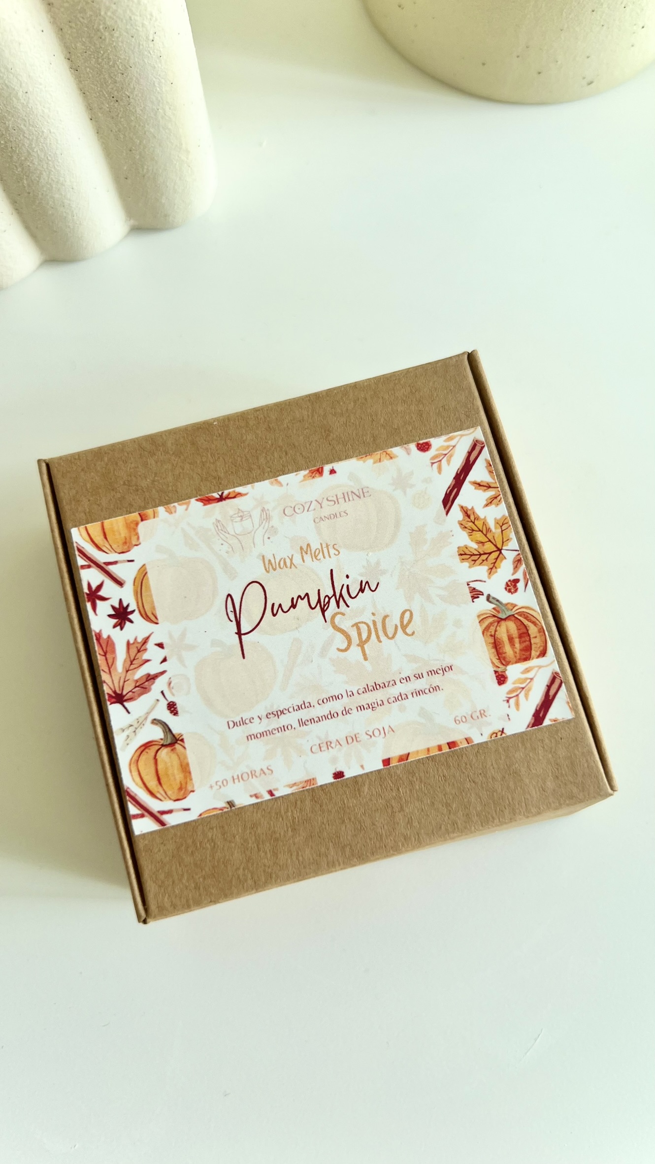 Wax Melts Pumpkin Spice - Calabaza Especiada - Imagen 2