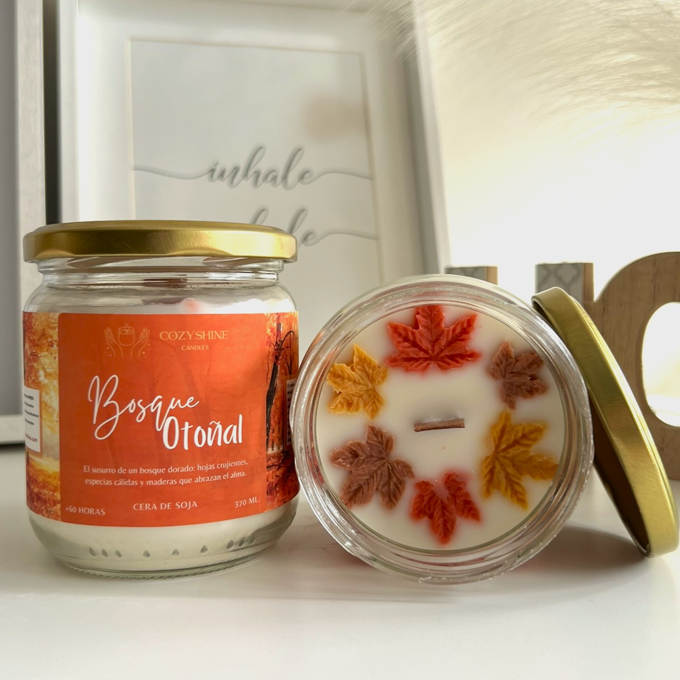 Vela Bosque Otoñal - Petricor, naranja, canela y maderas