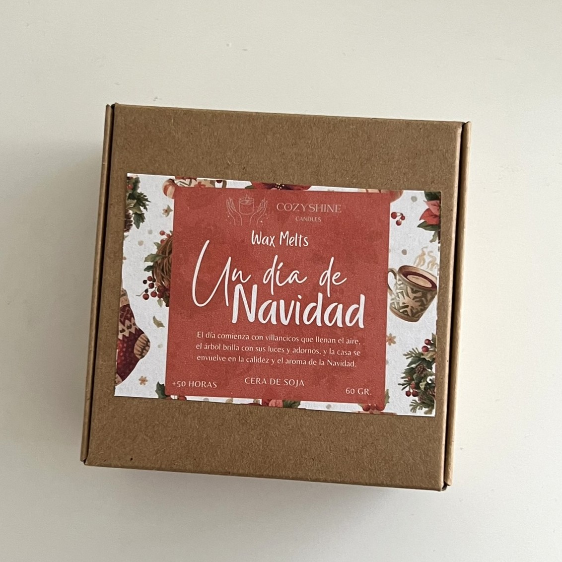 Wax Melts Un Día de Navidad - Frambuesa y Vainilla - Imagen 2
