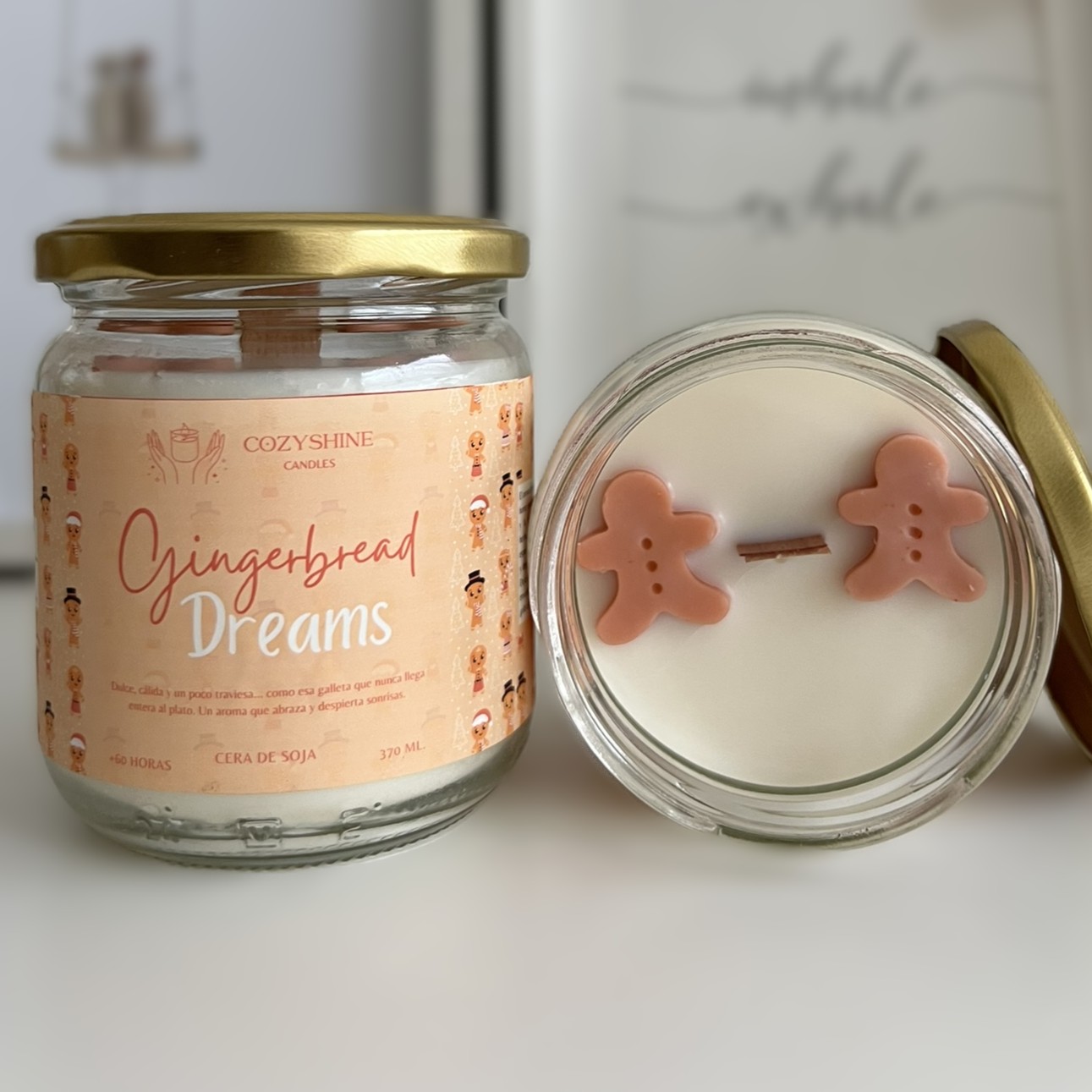 Vela Gingerbread Dreams - Galletas de Jengibre