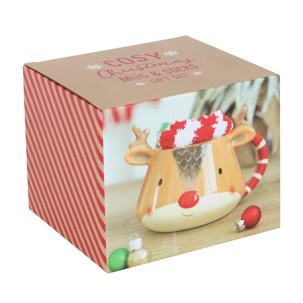 Pack Navideño de Regalo - Taza y Calcetines de Navidad - Imagen 5
