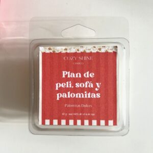Wax Melts Plan de Peli, sofá y palomitas - Palomitas Dulces - Edición San Valentín