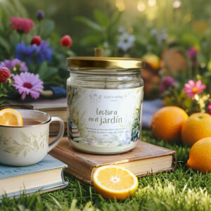 Vela Lectura en el Jardín - Frutal, Verde y Cálida