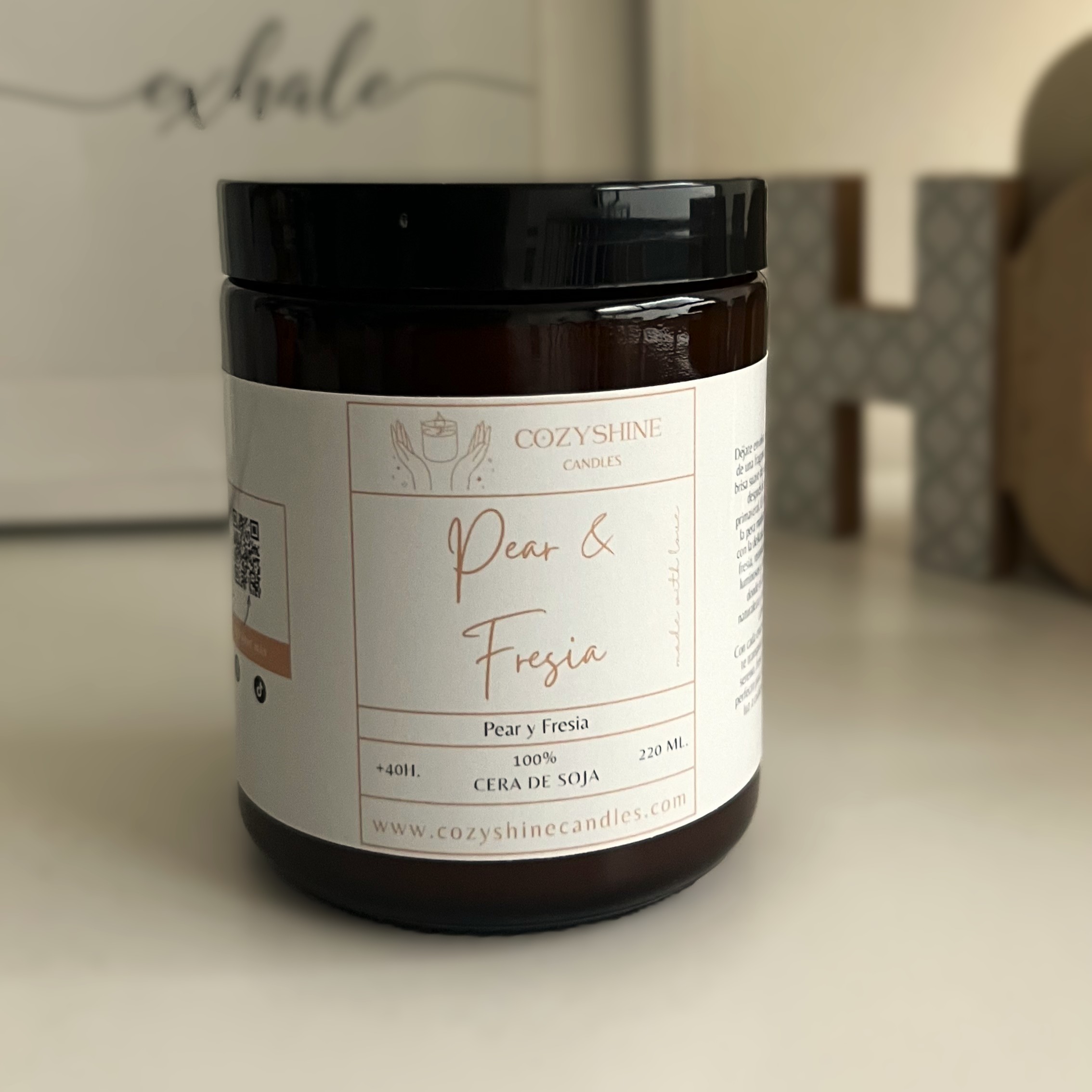 Vela Pear y Fresia - Frutal y Floral