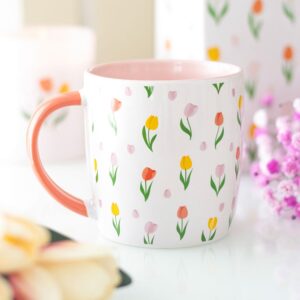 Taza Tulipanes en Flor