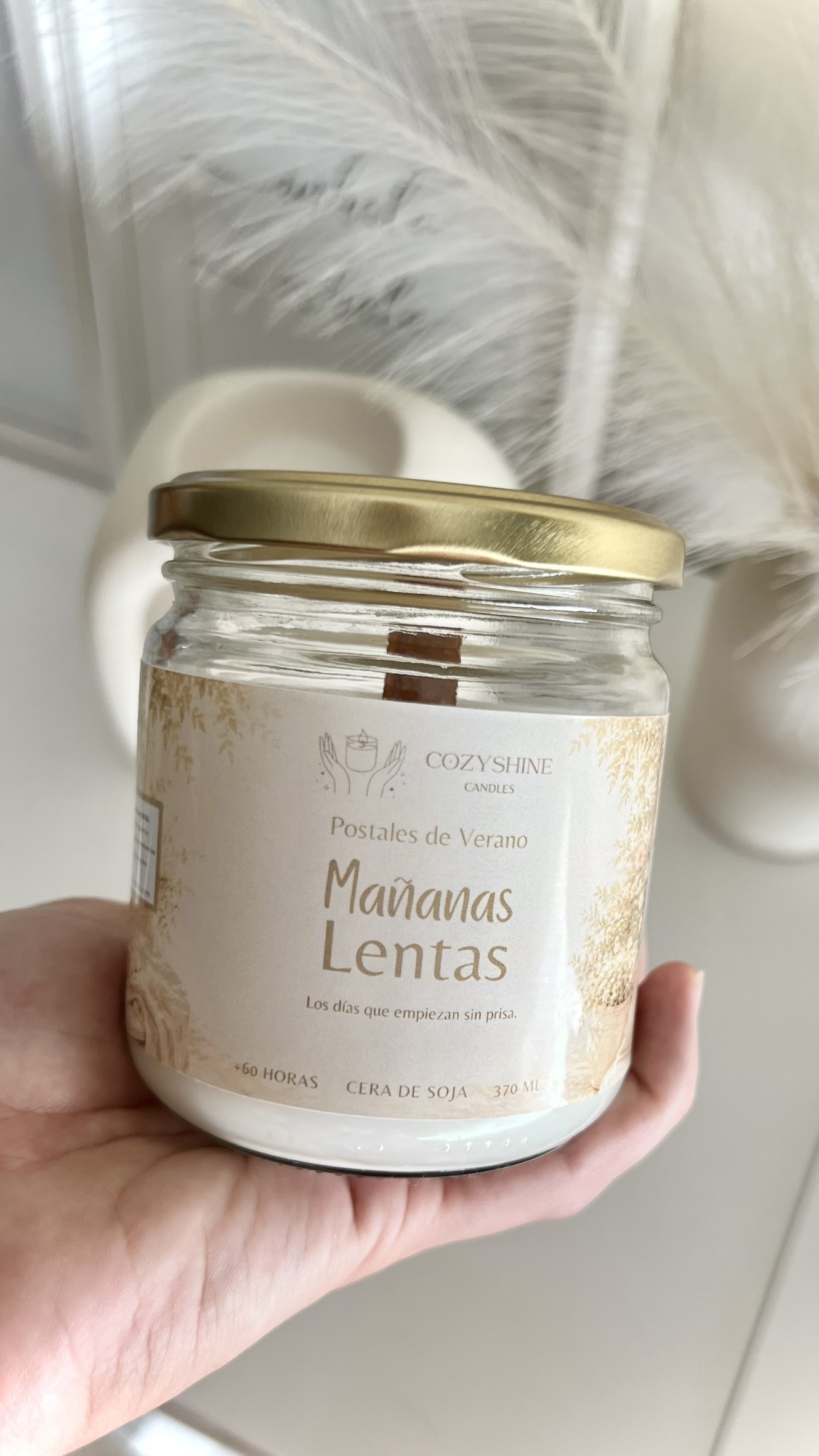 Vela Mañanas Lentas - Verde, Fresca y Natural - Imagen 6
