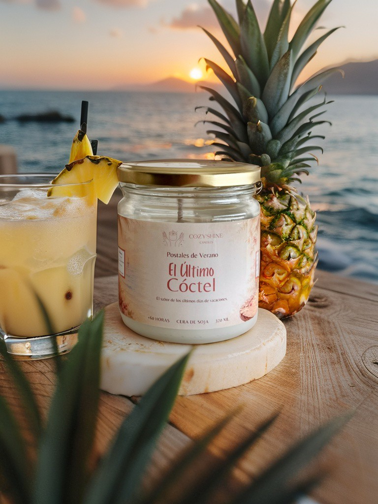 Vela El Último Cóctel - Piña Colada