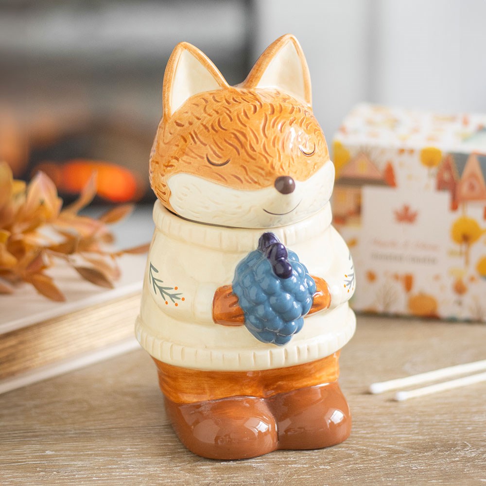 Quemador de Wax Melts Zorrito Otoñal